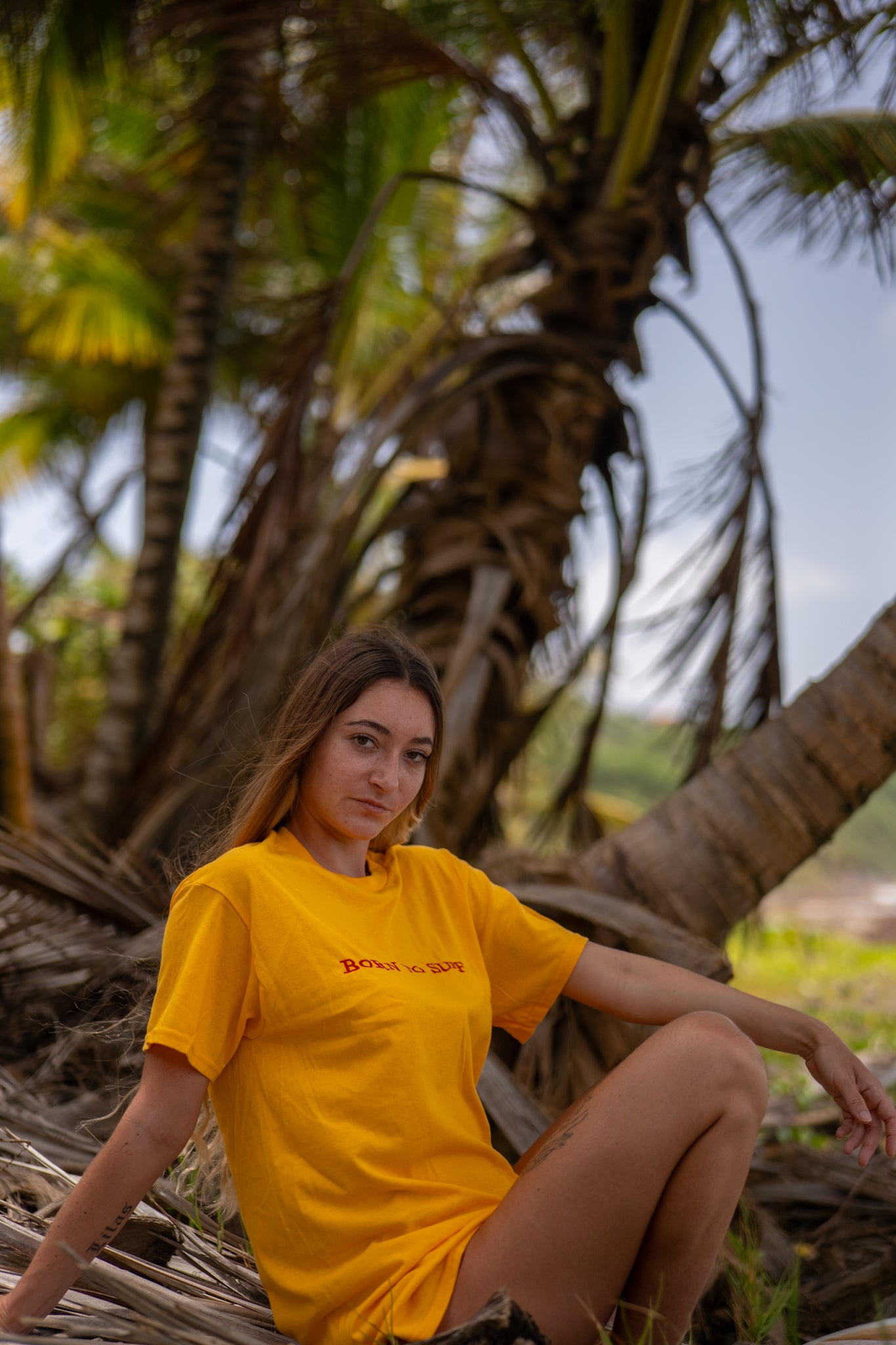 T-shirt Born to Surf