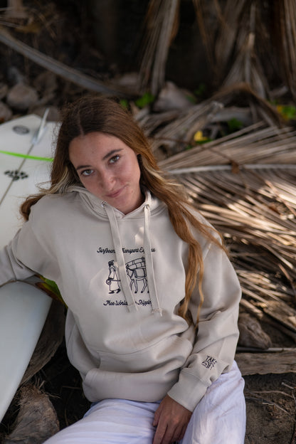 Unisex Hoodie Surfboard Transport Express