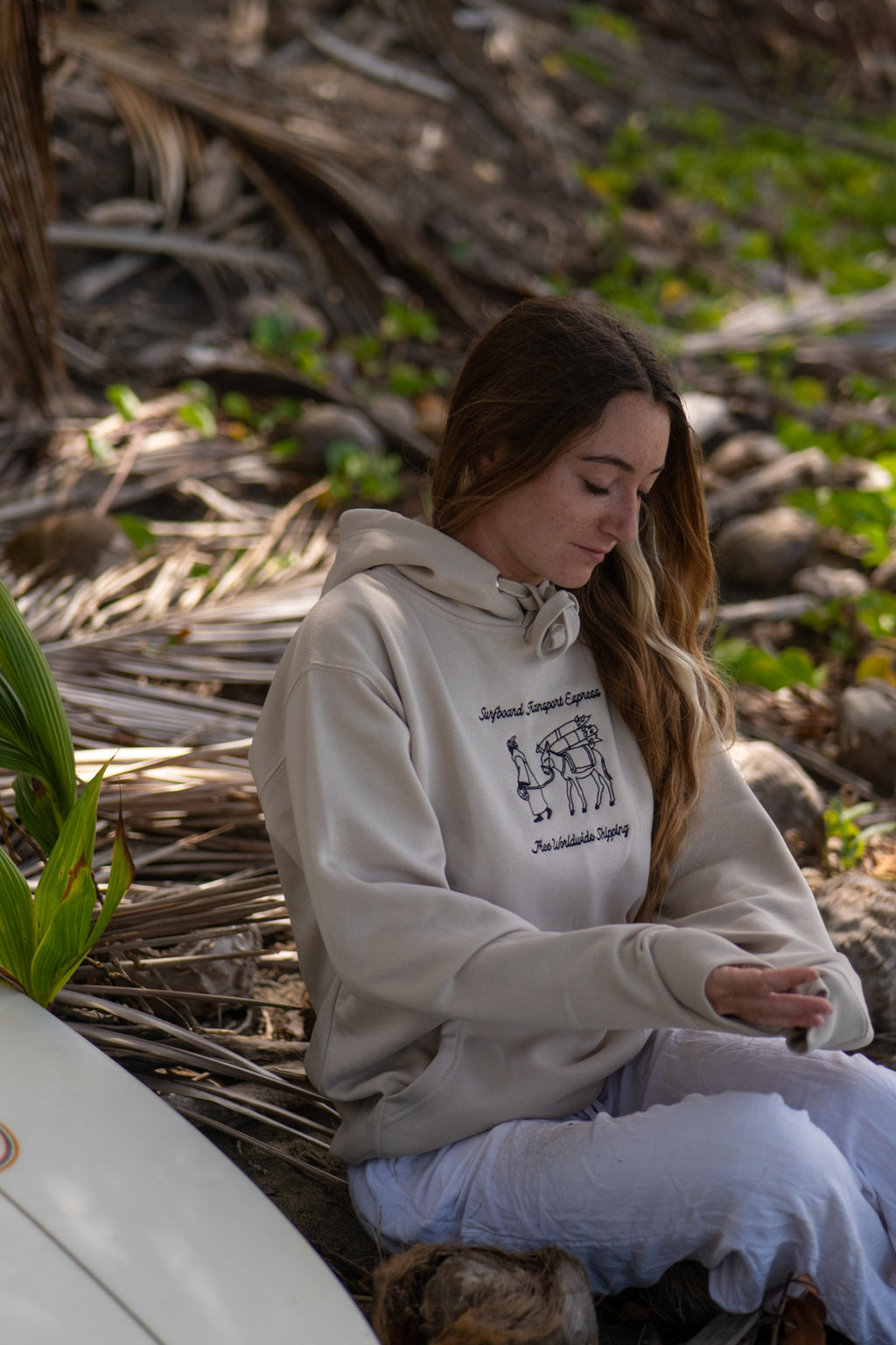 Unisex Hoodie Surfboard Transport Express