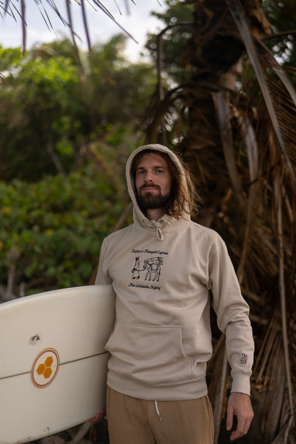 Unisex Hoodie Surfboard Transport Express