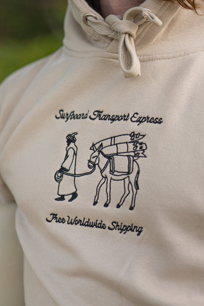 Unisex Hoodie Surfboard Transport Express