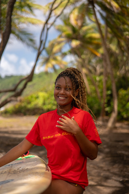 T-shirt Born to Surf