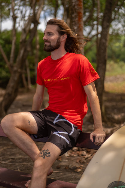 T-shirt Born to Surf